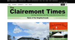 Desktop Screenshot of clairemonttimes.com