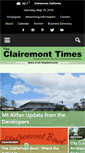 Mobile Screenshot of clairemonttimes.com