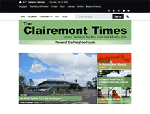 Tablet Screenshot of clairemonttimes.com